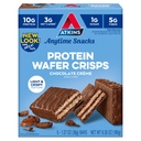 Atkins Chocolate Protein Wafer Crips, Protein Dessert, 4g Net Carb, 1g Sugar, High in Fiber, Keto Friendly, 5 Count