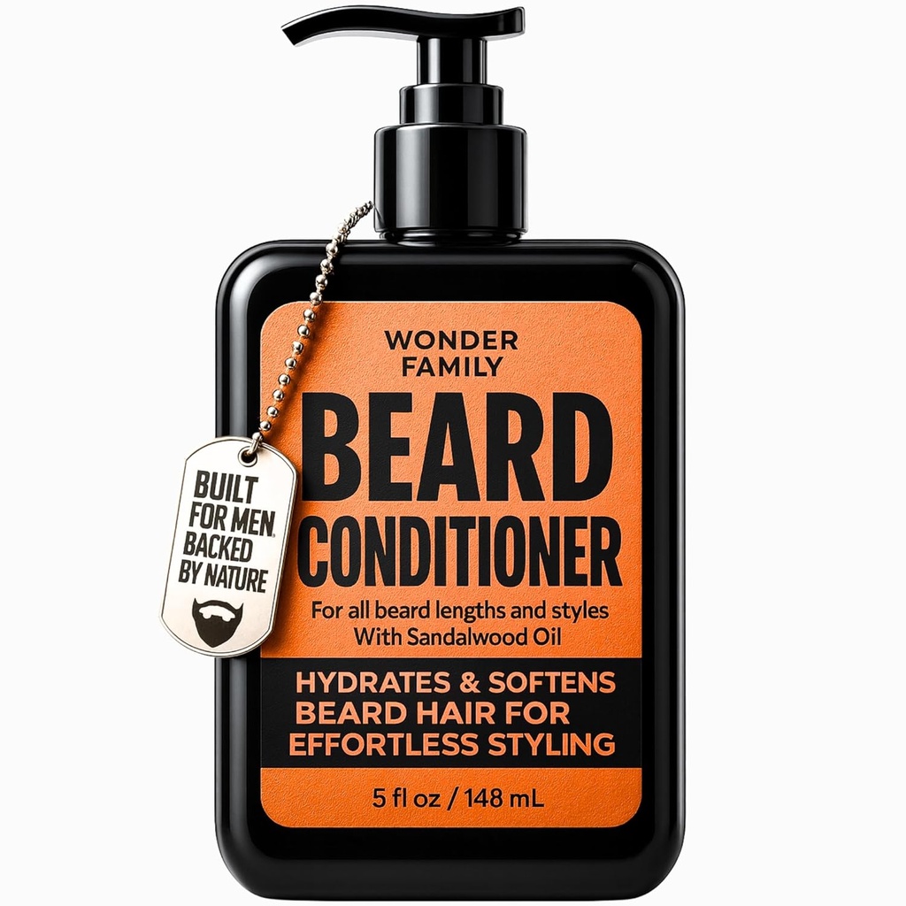 Kondisioner Beard for Men - Leave In Conditioner & Softener with Biotin Aloe Vera & Collagen