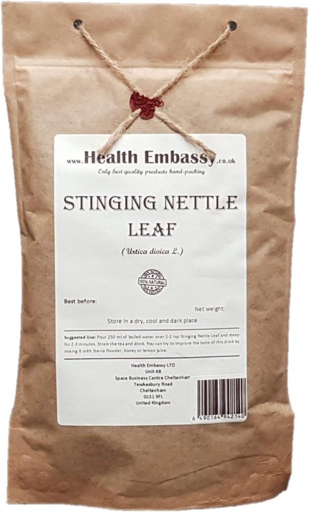 Health Embassy Stinging Nettle Leaf 126; Urtica Dioica L 14; Herbal Tea (50g)
