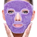 ZNOY CUETCH D Face Eye Mask Ice Pack untuk Mengurangi Puffiniss, Bags Under Eyes, Puffy Dark Circles, Migraine, Hot / Cold Pack dengan Soft Plush Backing (Purple # 22)