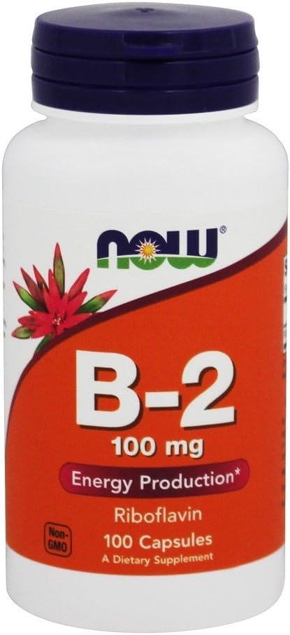 NOW Foods B-2 -- 100 mg - 100 Kapsul
