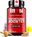 Suplemen Iron Brothers Testosteron Booster untuk Pria, 90 Capsules 124; Suplemen Testosteron bagi Pria untuk Perkembangan Otot Enhance 124; Estrogen Blocker 124; Promes Fat Los & Increase Performance - 30 Hari