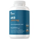 Dr. Tobias AKG Suplemen 1000mg Per Serving, Biovailable Alpha Ketoglutaric Acid, Supports Cellular Energy & Nitric Oxide Flow, Vegan, Gluten- Free, Non-GMO, 180 Capsules, 90 Servings