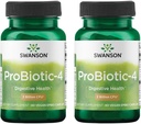 Swanson Probiotic-4 3 Milyar Cfu 60 Veg Caps (2 Pack)