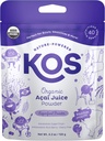 KOS USDA Organic Acai Powder, Unsweetened Superfood - Natural Antioksidant, Acai Berry untuk Smoothies dan Bowls - Polyphenol Alundant, Gluten- Free, Non-GMO, Climate Friendly resealiable Bag, 40