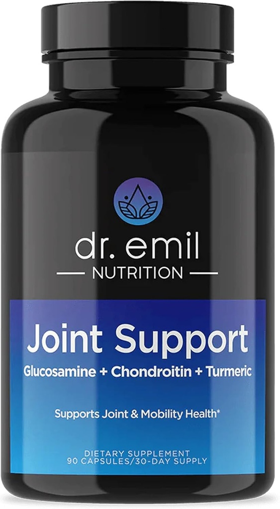 DR. EMIL NUTRITITION Completion Aid Supplemen Bantuan Bantuan Gabungan - Bersama dengan Glucosamin Chondroitin, MSM & Turmeric