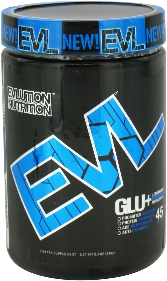 Tambahan Glutamin Nutrition Evlution, Unflamited, 8.3 Ounce