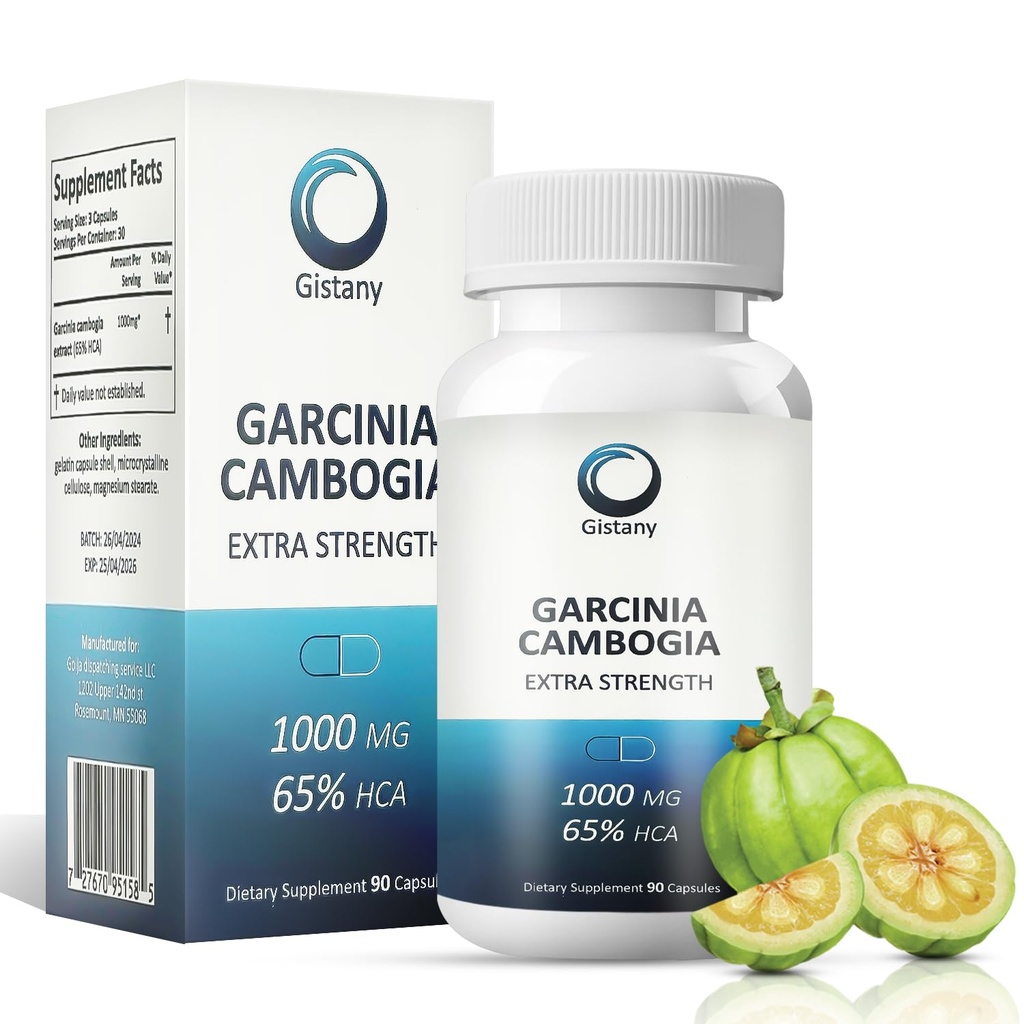 Ekstra Kekuatan 65% HCA Pure Garcinia cambogia Alami Weight Loss Pills, Appetite Control Pill Dietary Suplemen untuk Kontrol Weight untuk Baik Pria dan Perempuan
