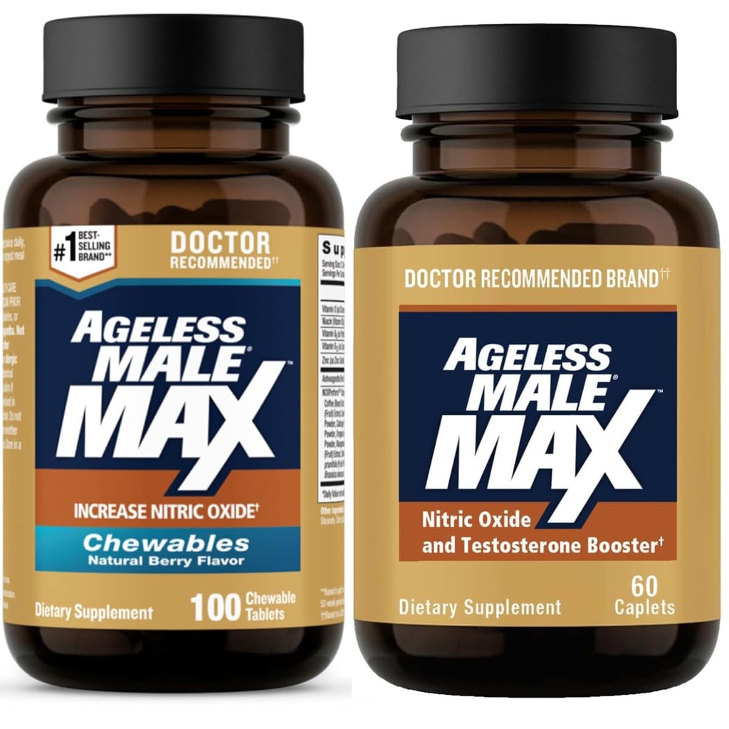Pria Umur Max Nitric Oxide Booster dan Testosteron Booster untuk Pria