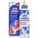 Pembersih dan bersih Anjing Kucing & Penyelubung Solution - Pengaruh Infeksi Otik Kold & Penambahan Telinga Gatal untuk Pet - Wax Remover & Flush Remedy untuk Setiap Pets
