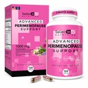 Perimenopause & Menopause Dukungan untuk Perempuan - Multi Symptom Relief dengan Black Cohh & Red Clover Isoflavones: 124; Ashwagandha Adaptogen & Herbal Blend 124; Hormone Salvation Dukungan 124; 120 Capsules