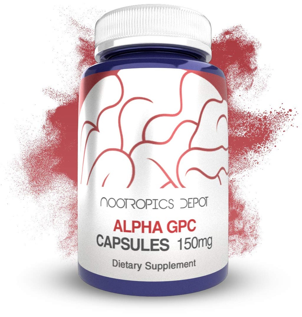 Depot Nootropics Depot Alpha GPC Kapsules 124; 150mg 124; 180 Count 124; Cholergic Supplemen Atter Kesehatan Otak = 124; Menyediakan Fungsi Otak Sehat 124; 180 Menghitung Kognition, Memori + Fokus