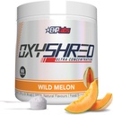 EHP Labs OxyShred Pre Workout Powder & Shredding Suplement - Pretraining powder with L Glutamine & Acetyl Carnitine, Energy Boost Drink - Wild Melon, 60 Servings