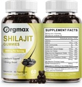 Shilajit Pure Himalaya Organic Shilajit Gummies, 5000MG Tambahan Shilajit untuk Pria & Perempuan dengan 85 + Trace Mineces & Fulvic Acid, Dukungan untuk Fokus, Energi & Imune, Non-GMO 124; 60 Cacah, 2 Paket