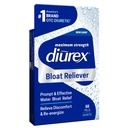 Diurex Bloat Reliever Reliver 124; Relieve Water Bloat, Puffiness, Swelling & Fatigue 124; Re-Energize 124; Maksimum Kekuatan 124; 60 Count