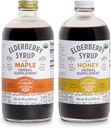 Syrup Bundle - 2 Bottles of Delicious, Gluten- Free Elderberry Herbal Suplemen dengan Benefits Venimune Dibuat dari Only Organic Ingredices in Small Batches in the USA - 32oz