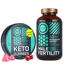 WILD FUEL Male Fertility Suplement and Keto Gummies Health and Energy Bundle