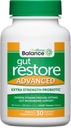 Dr. Drew Sinatra 's LifeBiome Gut Restore Advanced, Maximum Power Microbiome Probiotic with Ferwered Botanicals, 11 Multi Strains, 30 Once- Daily Capsules, Vegetarian, Soir-, Dairy-, dan Gluten Free