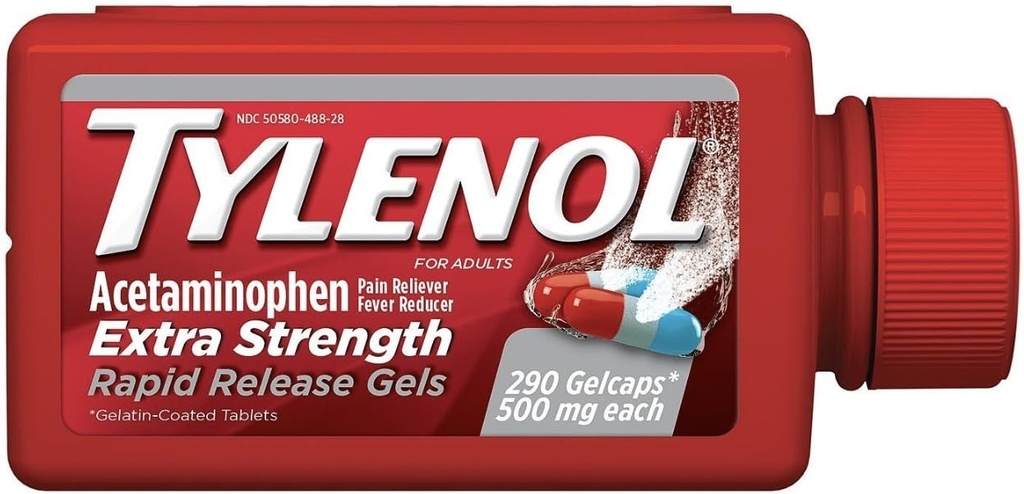 Tylenol Extra Energy Rapid Reles 500 mg - 290 ct.
