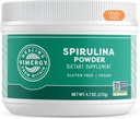 Mimergy Spirulina Powder - Terkonsentrasi Tanaman Protein Mendukung Kesehatan & Kardiovaskular - Vegan, Kosher, Gluten- Bebas - 125g
