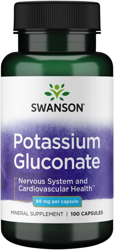 Swanson Potasium (Gluconate) 99 Miligram 100 Kapsul