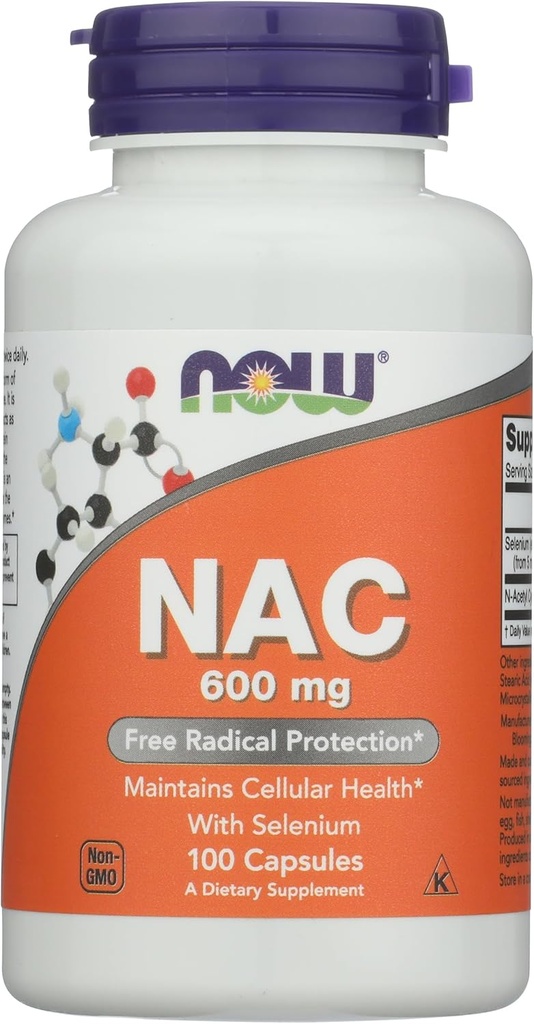 Sekarang Foods Nacacetyl Cysteine 600mg Capsules, 100 CT