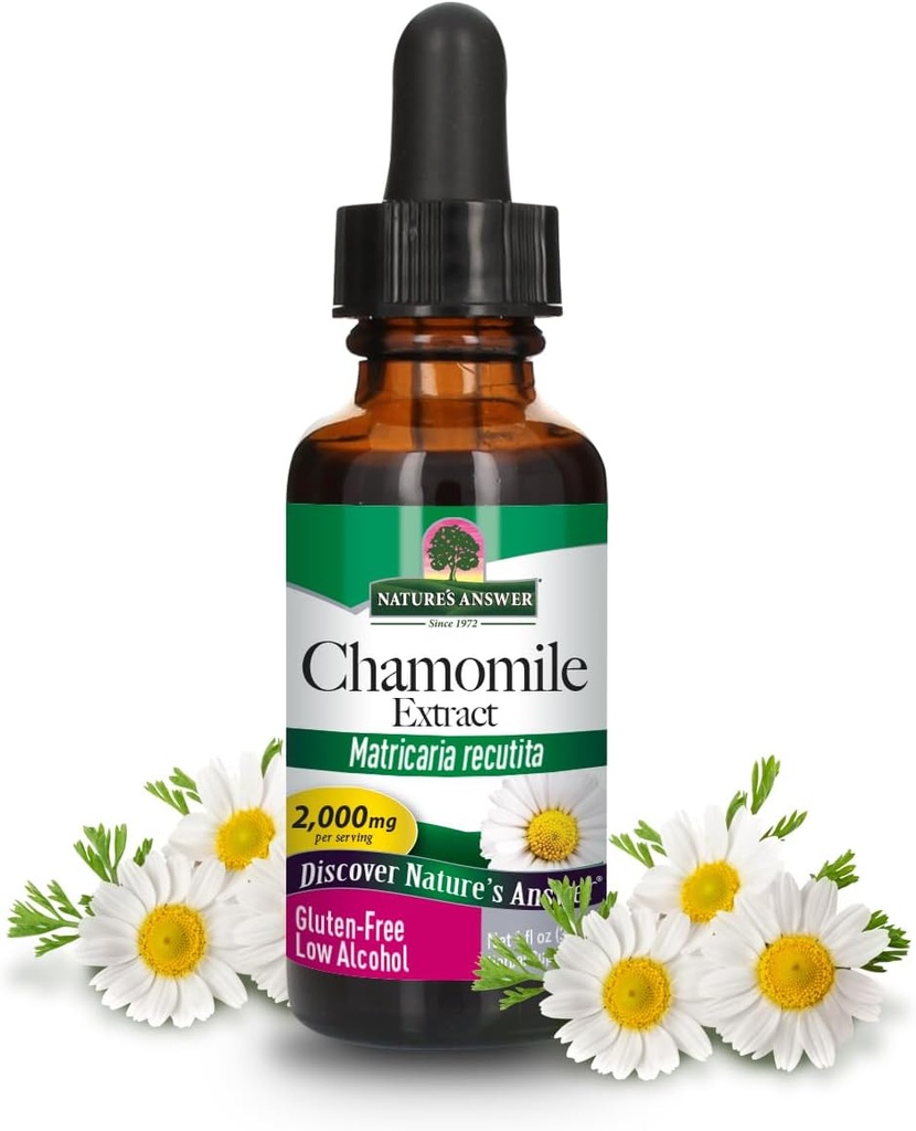 Nature 's Respond Chamomile Flower with Organic-Goold- GMO, Vegan, No Artificial Flavors or Preservations