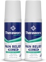 Theraworx Maximum Kekuatan Relief Rolls-On dengan Lidocaine, Fast- Acting - 2.5 Oz - 2 Count