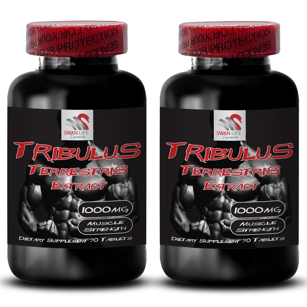 Meningkatkan dorongan seks - TRIBULUS TERRESTRIS EXTRACT - Tribulus terstris ekstrak untuk sumber energi, pil drive Seks untuk pria dan wanita, pil berkendara Seks, Libido penguat - 2 Botol 180 tablet