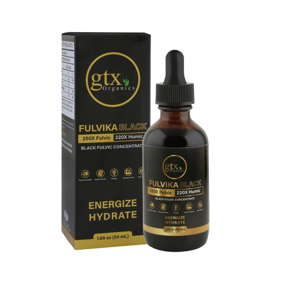Trace Mineral Drops (200 Pelayan) (Flavorless) - 74 Trace Mineces from Pure Humic & Pure Fulvic Acid - konsentrasi, Plant - Based, Trace Minirnels Supplemen Electrolit & Alkaline pH