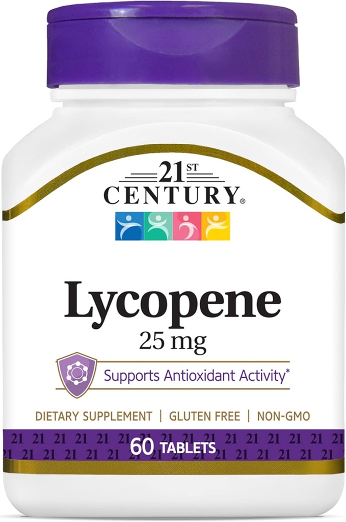 Abad 21 Lycopene 25 mg Tablet, 60 Cacah (22400)