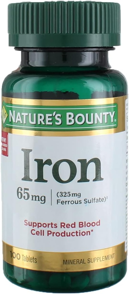 Besi 65 mg, 4 Botol (100 Cacah)