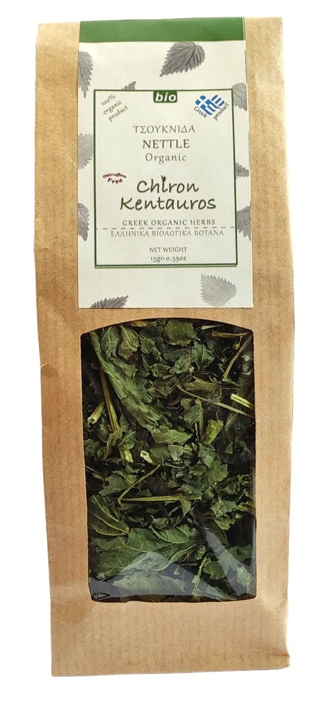 Yunani Organik Bio Herb Nettle (Urtica) Daun dari Gunung Pelion Yunani - GMO / Caffeine Free 15gr - 0.53oz