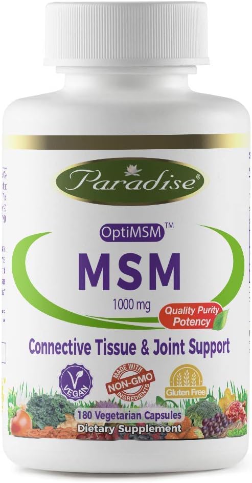 Paradise MSM. 100% OPTIMMM Original Worldwide Patented Ingredient. - 100% Diekstrak secara alami - Tidak ada Warsh Chemicals atau Solvent - 100% Amerika Dibuat!