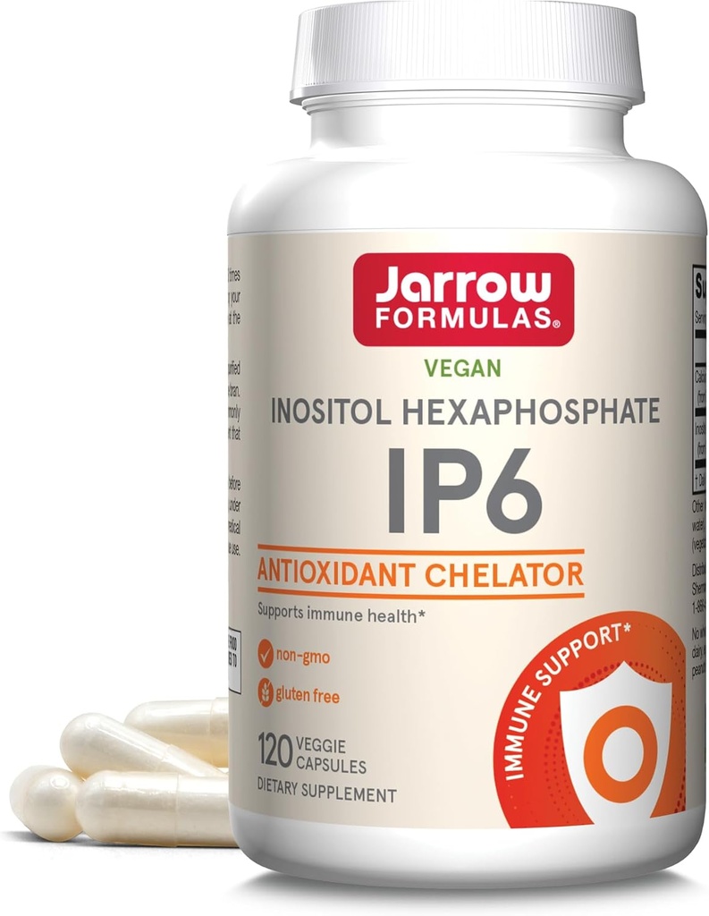 JARD Formulas IP6 Inositol Hexapofhate - 500 mg - 120 Vevgie Capsules - Purified Inositol Hexapfosfat - Imune Supplemen Kesehatan - hingga 120 Servings