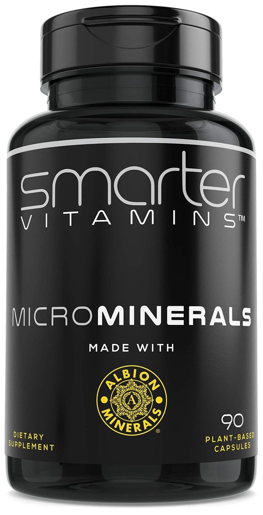 15mg Zinc Glycinate dari Albion £6. Lacak Bisglycinate Minerals, Manganese, Boron, Chromium, Selenium, Molybdenum Suplemen, 90 Plant berbasis Vegan Capsules.