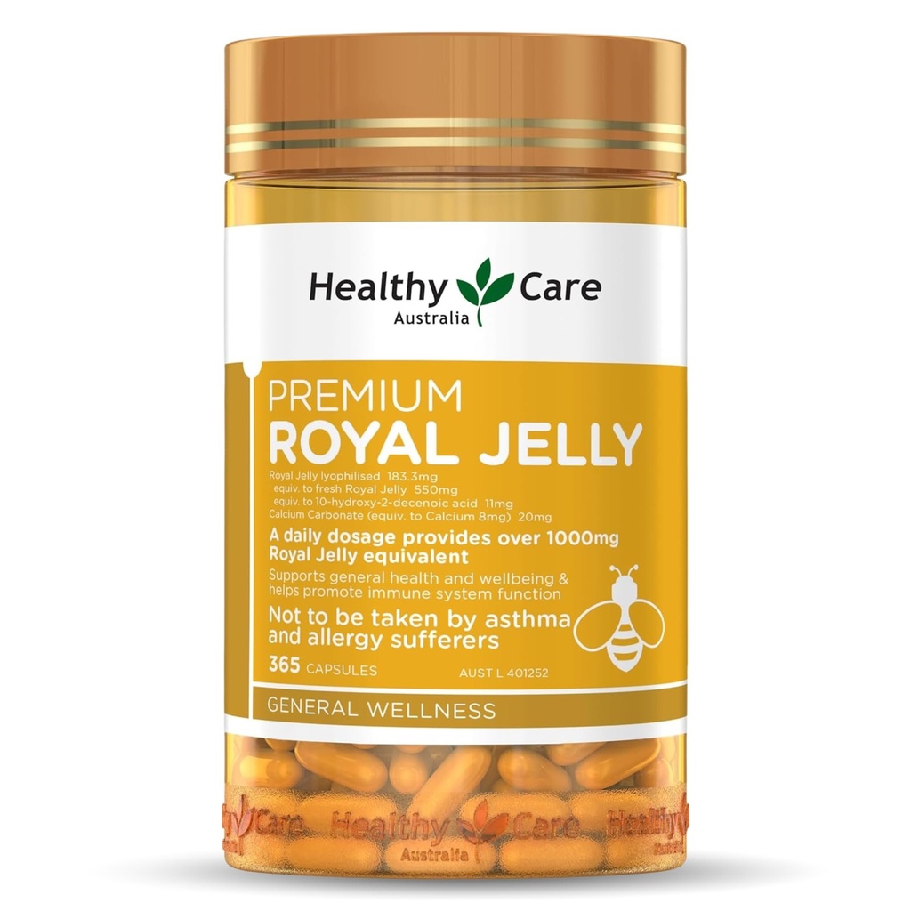 Sehat Care Royal Jelly 1000 365 Capsules Suplemen Dibuat di Australia