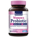 Produksi Bonawell untuk Perempuan 100B, dengan Prestasi, Enzyme Digetical & Organic Cranberry untuk Kesehatan Perempuan, Dicarry & Imunitas, Shelf-Stable, Delayed- Rilis, 30 Veggie Caps