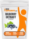 BulkSuplements.com Bilberry Extract Powder - Bilberry Extract Suplement, Herbal Suplement - Vegan & Glulten Free, 500mg per Serving, 100g (3.5 oz) (Paket 1)
