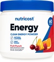 Kompleks Energi Nukloss (Pukulan Buah) (60 Pelayan) - Bubuk Energi Bersih, Tambahan Dieter 300 g