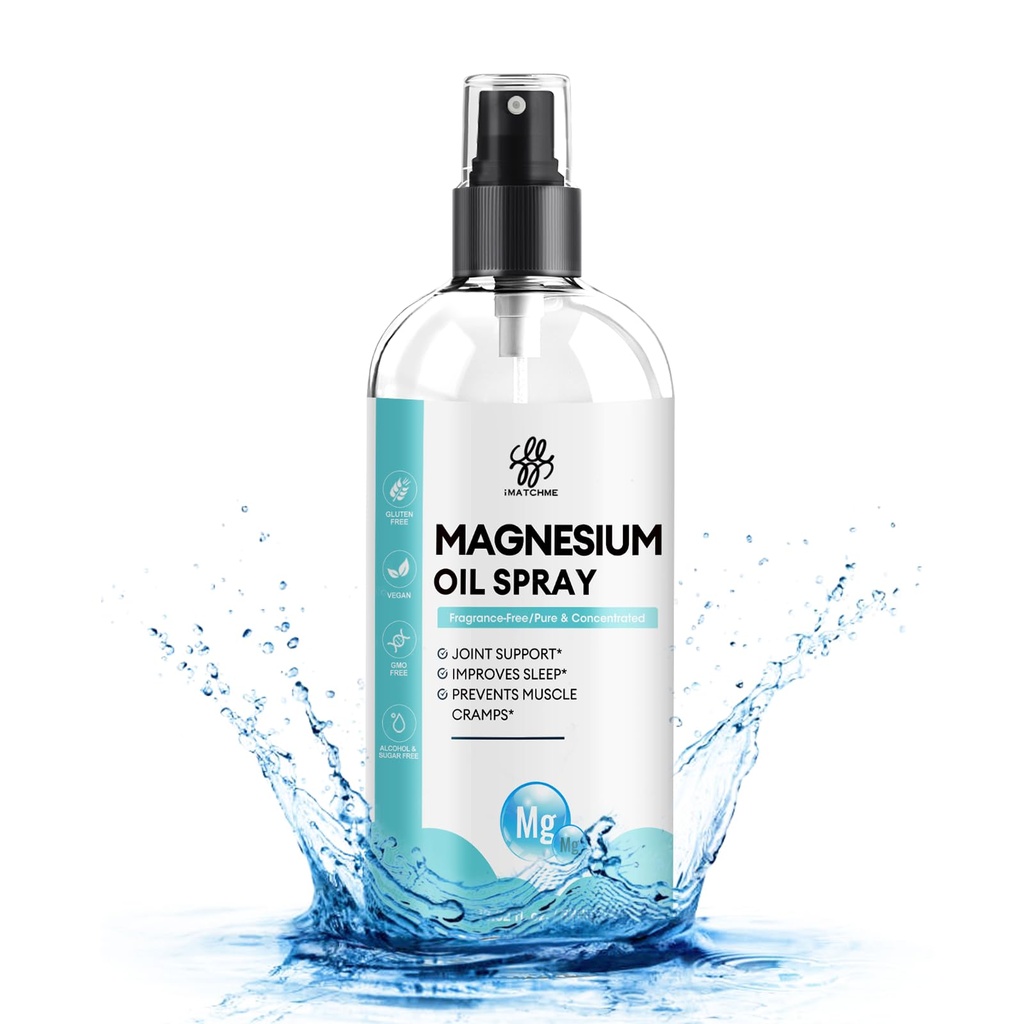 Semburan minyak Magnesium - Keluarga Size13.19 oz Magnesium Oil untuk Feet & Body -Pure, Topical - Kram Leg, Kesehatan Gabungan & Sleep Dukungan, Pengawetan Skin & Rambut - Natural, Mineral Kuno