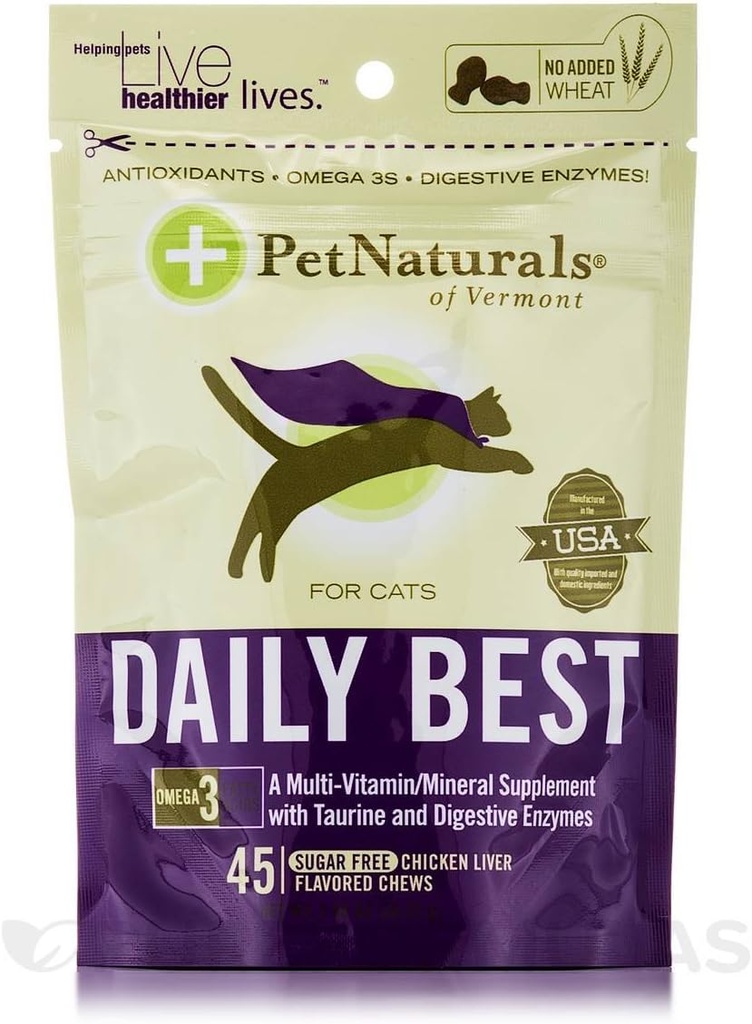 Pet Natural Daily Best for Cats (45 count)