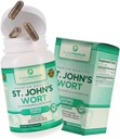Premium murni St Johns Welt Capsules 500mg - Mood Dukungan Suplemen - Herbal & Natural Normal Stress Suplemen - St John Welt Dukung Positif Mood untuk Pria & Women - 3 Bulan Suppply - 100 Kapsul
