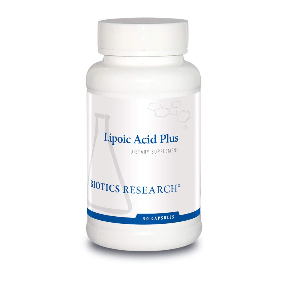 Biotics Research Lipoic Acid Plase- Alpha- Lipoic Acid, Vitamin C, powerful Antioksidant, Promes Eye Health, 90 Kapsul
