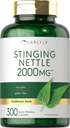 Carlyle Stinging Nettle Leaf Extract 2000mg 124; 300 Capsules 14; Non-GMO & Gluten Free Suplemen