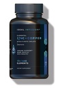Elemen Voltase Zinc Bisglycinate + Ospin 245mg dengan Copper Chelate: Muscle & Skin Health, Hormone Keseimbangan - Elemental Zinc 50mg (100 Hamba) Vegan