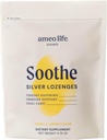 Amezo Life Colloidal Silver Liquid Drops 150 mcg with Honey Lemon Flavor - 100 Count Ammune Support Suplemen, Natural Colloidal Silver Cough Drops Alternative - Vegan, Gluten- Free & None - GMO