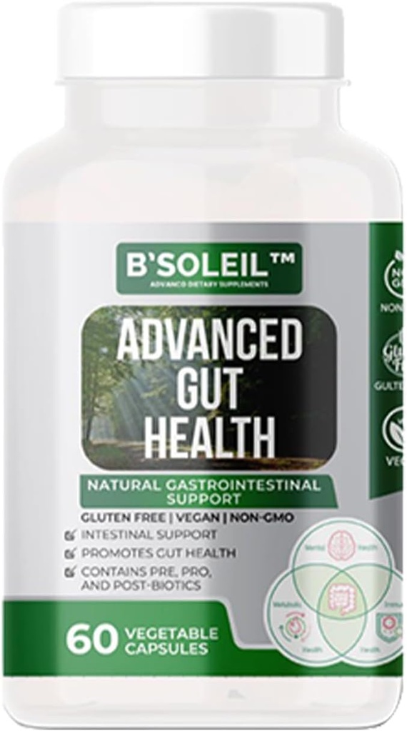 B 'Soleil ™ Advanced Gut Health Probiotic - Pre, Pro & Post Biotics