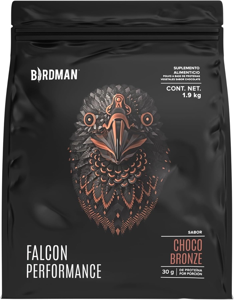 BIRDMAN Falcon Performance Premium Sport Powder Plus Creatine, 31g Protein dan 5g Creatine per Serving, No Inflammation, No Acne, Chocolate Flavor 124; 1.9Kg