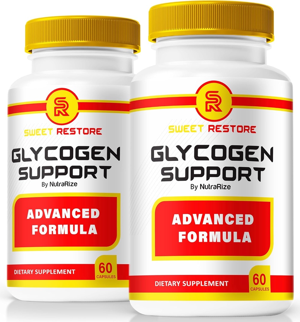 NutraRize (Kembangkan 2 Sweet Restore Glycogen Dukungan, Glycogen Resmi Dukungan Capsules, Dukungan Bersama Review Formula (120 Katup)